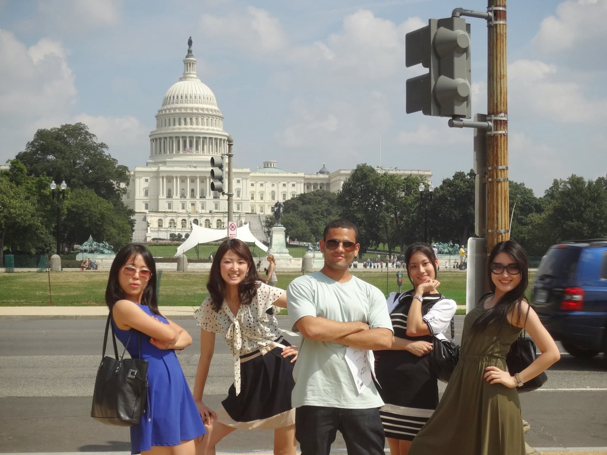 Ciro Moraes e colegas no Capitólio dos EUA, Washington D.C.
